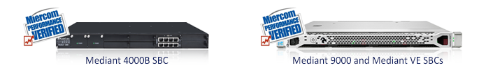 AudioCodes Session Border Controllers (SBC) Verified by Miercom