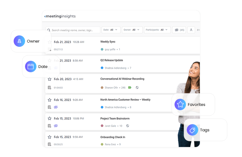 Meeting Insights | No More Scrolling Old Teams Meeting Chats. Access All Meeting Content in One App.